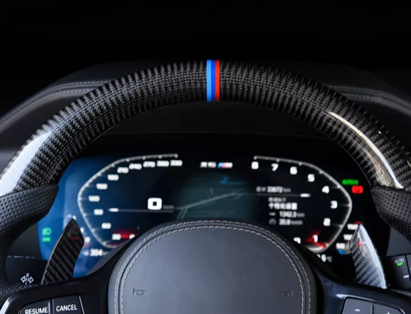 BMW G30 Carbon Fiber Steering Wheel