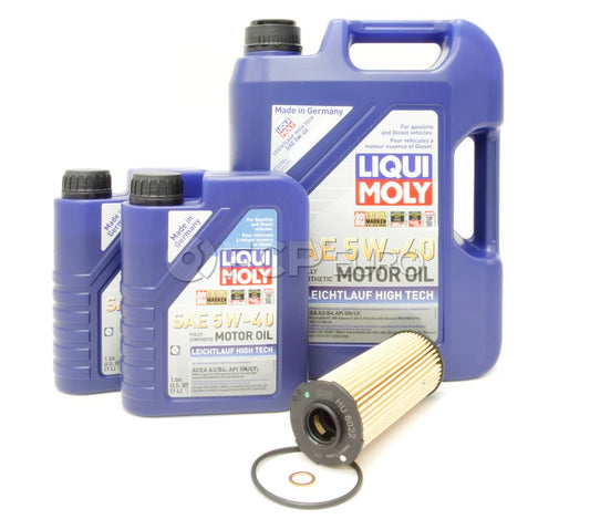 BMW G30 5W40 Oil Change Kit - Liqui Moly